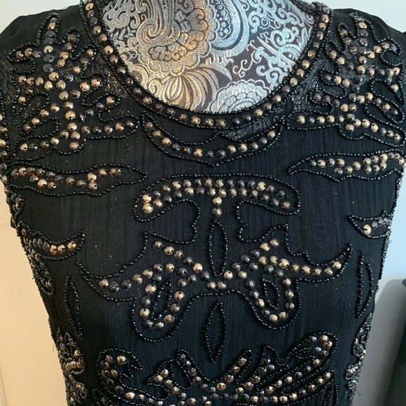 Black Sleeveless Dress - Picture 1 of 5